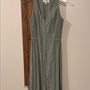 Beautiful Cloth & Stone Sage Green Dress - Size Small